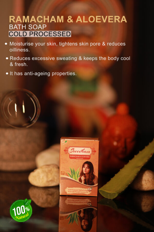 ramacham and aloevera soap
